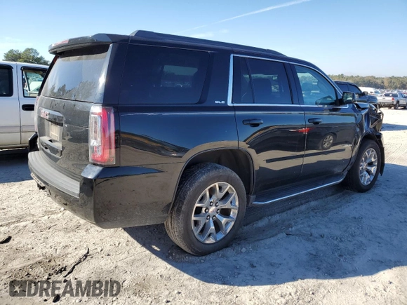 2017 GMC Yukon SLE with VIN 1GKS1AKC5HR221558, listed as a Copart auction lot 82817444 with 166,083 mi miles and Salvage Title. Bid and sale history available at carsss.com. Image 3.