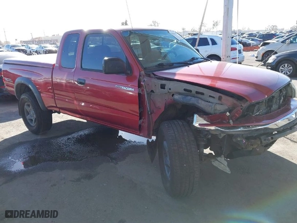 2003 Toyota Tacoma with VIN 5TEWN72N03Z206632, listed as a IAAI auction lot 41261410 with 267,584 mi miles. Bid and sale history available at carsss.com. Image 1.