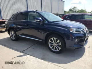 2014 Lexus RX 450h with VIN JTJBC1BA5E2069478, listed as a Copart auction lot 63434295 with 127,840 mi miles and Salvage title. Bid and sale history available at DreamBid. Image 4.