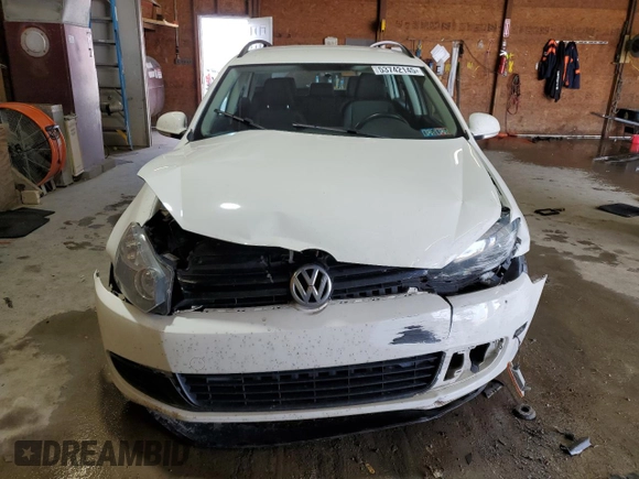 2014 Volkswagen Jetta SportWagen S with VIN 3VWPP7AJ5EM607393, listed as a Copart auction lot 53742145 with 106,782 mi miles and Salvage Title. Bid and sale history available at carsss.com. Image 5.