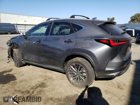 2023 Lexus NX with VIN 2T2GKCEZ8PC014161, listed as a Copart auction lot 79668094 with 17,630 mi miles and Salvage Title. Bid and sale history available at carsss.com. Image 2.