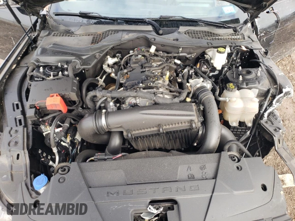2024 Ford Mustang EcoBoost with VIN 1FA6P8TH3R5107216, listed as a Copart auction lot 43334045 with 31,659 mi miles and Salvage Title. Bid and sale history available at DreamBid. Image 12.