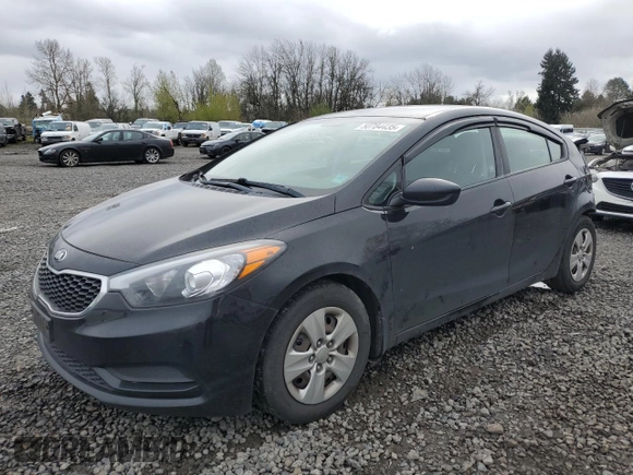 2016 Kia Forte LX with VIN KNAFK4A68G5577013, listed as a Copart auction lot 50784435 with 103,742 mi miles and Salvage Title. Bid and sale history available at carsss.com. Image 1.