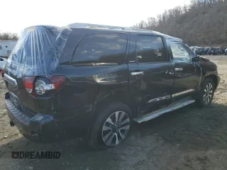 2019 Toyota Sequoia Limited with VIN 5TDJY5G18KS172799, listed as a Copart auction lot 47751605 with 29,122 mi miles and Salvage Title. Bid and sale history available at carsss.com. Image 3.