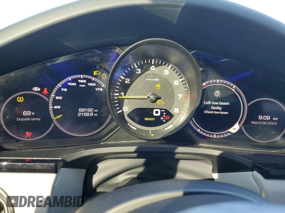 2019 Porsche Cayenne E-Hybrid with VIN WP1AE2AY0KDA50140, listed as a Copart auction lot 46810765 with 68,162 mi miles and Salvage title. Bid and sale history available at DreamBid. Image 9.