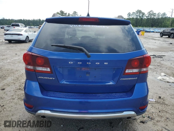 2015 Dodge Journey Crossroad with VIN 3C4PDCGG4FT605710, listed as a Copart auction lot 56181445 with 57,297 mi miles and Salvage title. Bid and sale history available at DreamBid. Image 6.