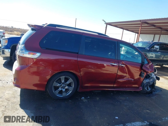 2018 Toyota Sienna SE with VIN 5TDXZ3DC4JS911408, listed as a IAAI auction lot 41393387 with 147,157 mi miles and . Bid and sale history available at DreamBid. Image 12.