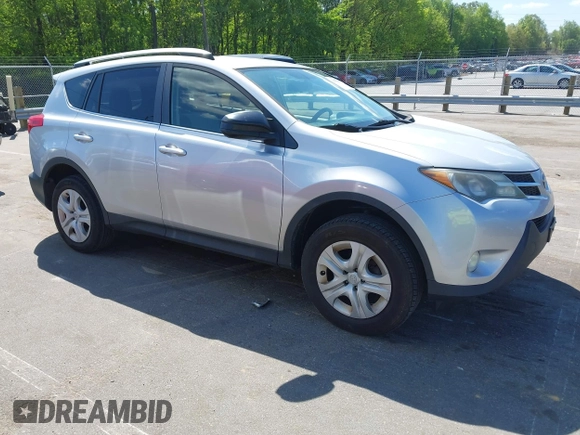 2015 Toyota RAV4 LE with VIN JTMBFREV4FD119929, listed as a IAAI auction lot 42038545 with 161,764 mi miles and . Bid and sale history available at DreamBid. Image 1.