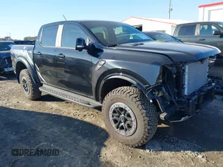 2024 Ford Ranger Raptor with VIN 1FTER4LR4RLE22751, listed as a IAAI auction lot 41583373 with 4,622 mi miles. Bid and sale history available at carsss.com. Image 1.