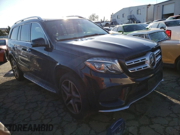 2017 Mercedes-Benz GLS with VIN 4JGDF7DE7HA910812, listed as a Copart auction lot 40108083 with 72,243 mi miles. Bid and sale history available at carsss.com. Image 4.