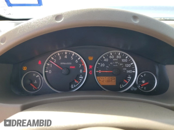 2008 Nissan Frontier SE with VIN 1N6AD07U78C440256, listed as a Copart auction lot 44203755 with 244,710 mi miles and Clean title. Bid and sale history available at DreamBid. Image 9.