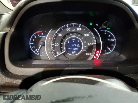 2015 Honda CR-V EX-L with VIN 5J6RM4H74FL033475, listed as a Copart auction lot 43033985 with 117,618 mi miles and Salvage Title. Bid and sale history available at carsss.com. Image 9.