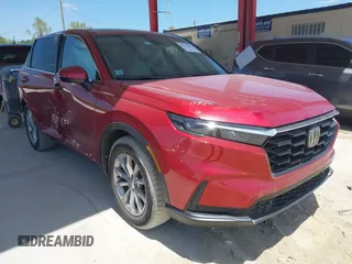 2024 Honda CR-V EX-L with VIN 2HKRS3H73RH300989, listed as a IAAI auction lot 42132075 with 20,702 mi miles and . Bid and sale history available at DreamBid. Image 1.