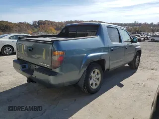 2006 Honda Ridgeline RTL with VIN 2HJYK165X6H517408, listed as a Copart auction lot 78249584 with 216,956 mi miles and Clean Title. Bid and sale history available at carsss.com. Image 3.