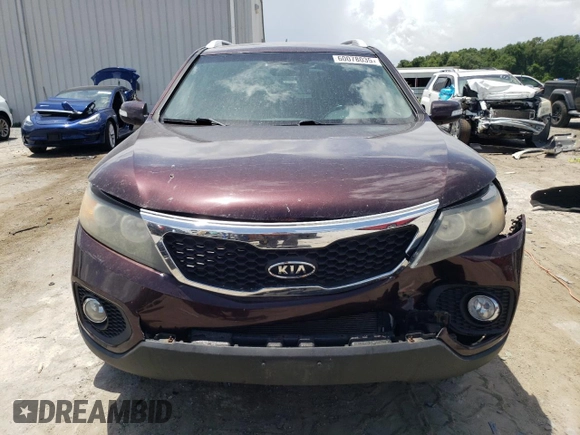 2012 Kia Sorento EX with VIN 5XYKU3A61CG206556, listed as a Copart auction lot 60078035 with Not provided miles and Salvage title. Bid and sale history available at DreamBid. Image 5.