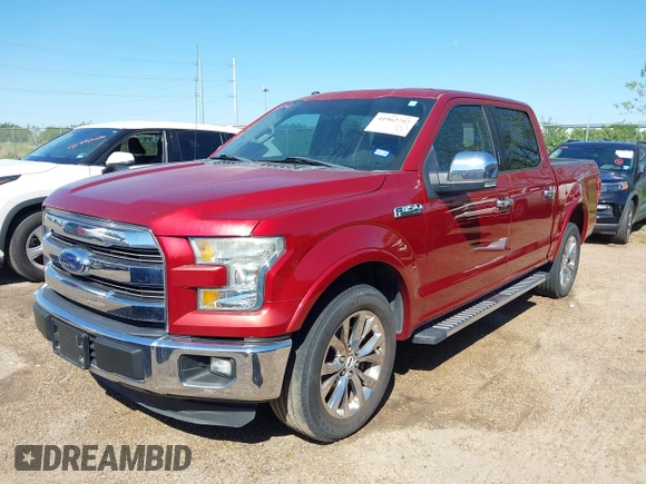 2016 Ford F-150 XL with VIN 1FTEW1CF0GKE71851, listed as a IAAI auction lot 41962757 with 67,640 mi miles and . Bid and sale history available at DreamBid. Image 2.