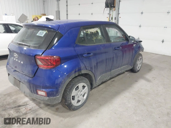 2020 Hyundai Venue SE with VIN KMHRB8A32LU027248, listed as a IAAI auction lot 41391848 with 85,417 mi miles and . Bid and sale history available at DreamBid. Image 4.