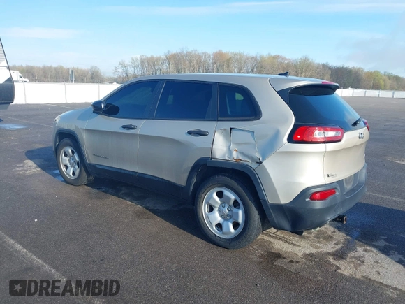 2015 Jeep Cherokee Sport с VIN 1C4PJLABXFW561115, выставлен на аукционе IAAI как лот 41969932 с пробегом 120 026 миль миль и . История ставок и продаж доступна на DreamBid. Изображение 3.