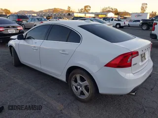 2012 Volvo S60 T5 with VIN YV1622FS7C2041060, listed as a IAAI auction lot 41319044 with 1 mi miles. Bid and sale history available at carsss.com. Image 3.