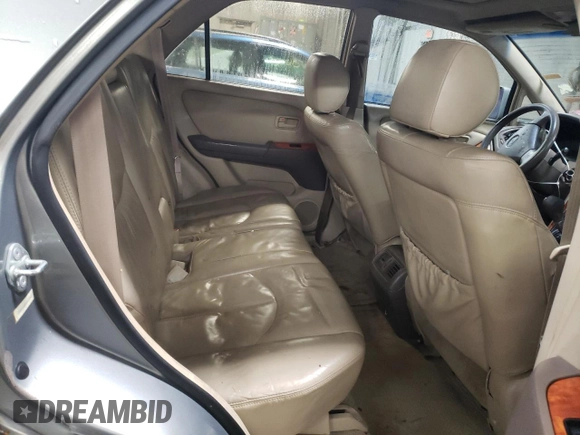 2000 Lexus RX 300 with VIN JT6HF10U5Y0113942, listed as a Copart auction lot 43276535 with 225,533 mi miles and Salvage Title. Bid and sale history available at carsss.com. Image 10.