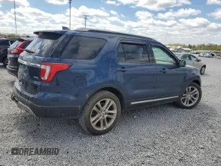 2017 Ford Explorer XLT with VIN 1FM5K8D87HGA74576, listed as a Copart auction lot 52986425 with Not Provided miles and Salvage Title. Bid and sale history available at DreamBid. Image 3.