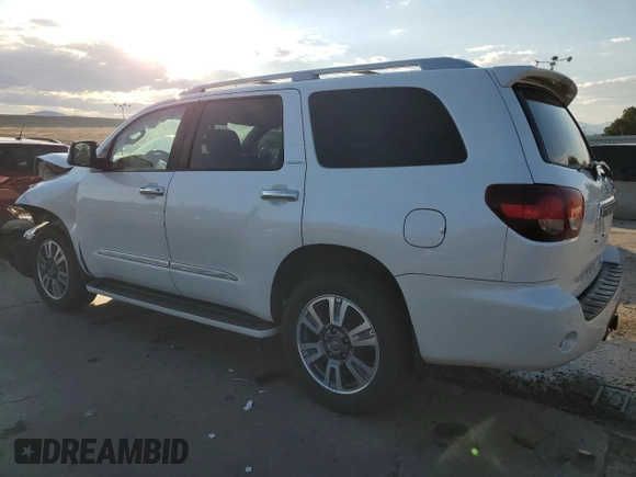 2019 Toyota Sequoia Platinum with VIN 5TDDY5G15KS168285, listed as a Copart auction lot 74146624 with 108,438 mi miles and Salvage Title. Bid and sale history available at carsss.com. Image 2.