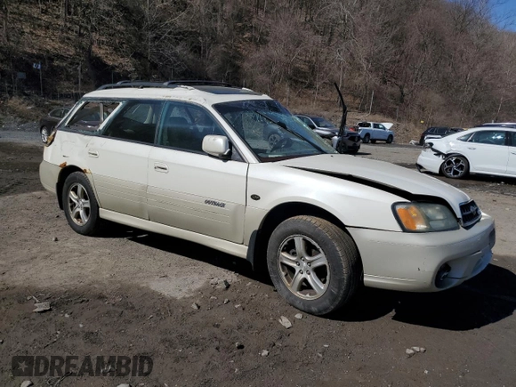 2004 Subaru Legacy Outback L.L. Bean with VIN 4S3BH806047605475, listed as a Copart auction lot 50748065 with Not provided miles and Salvage title. Bid and sale history available at DreamBid. Image 4.