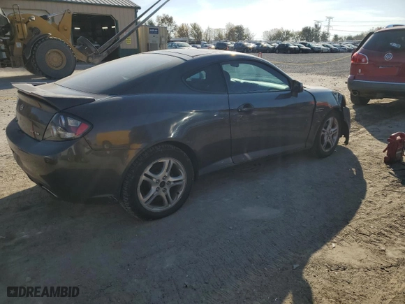 2008 Hyundai Tiburon GT with VIN KMHHN66F48U283974, listed as a Copart auction lot 78378094 with 172,726 mi miles and Salvage Title. Bid and sale history available at carsss.com. Image 3.