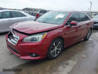 2016 Subaru Legacy 2.5i Limited with VIN 4S3BNAL65G3024884, listed as a IAAI auction lot 41673588 with 108,021 mi miles. Bid and sale history available at carsss.com. Image 2.