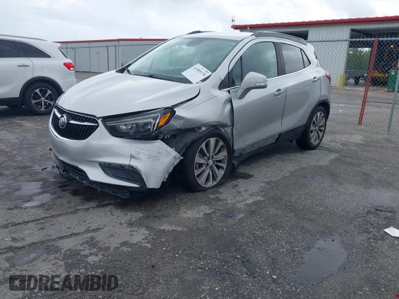 2018 Buick Encore Preferred with VIN KL4CJASB0JB717254, listed as a IAAI auction lot 41985178 with 123,948 mi miles. Bid and sale history available at carsss.com. Image 17.