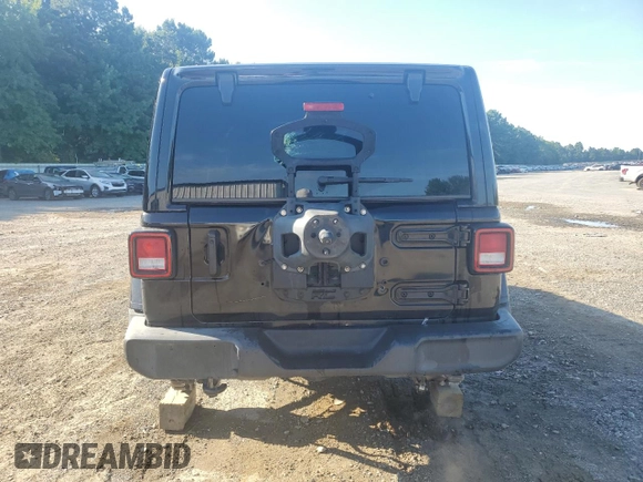 2022 Jeep Wrangler Unlimited Sport S with VIN 1C4HJXDG6NW133351, listed as a Copart auction lot 62159475 with 45,412 mi miles and Salvage title. Bid and sale history available at DreamBid. Image 6.