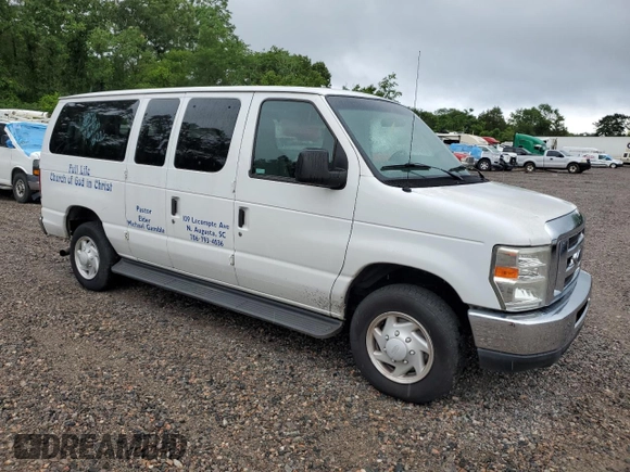 2009 Ford Econoline Passenger XL with VIN 1FBNE31L49DA74498, listed as a Copart auction lot 56381945 with 95,695 mi miles and Salvage title. Bid and sale history available at DreamBid. Image 4.