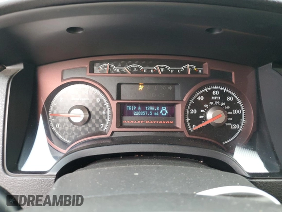 2010 Ford F-150 with VIN 1FTEW1CV0AFB54367, listed as a Copart auction lot 78797254 with 220,357 mi miles and Salvage title. Bid and sale history available at DreamBid. Image 9.