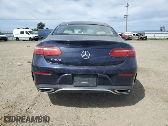 2018 Mercedes-Benz E-Class E 400 with VIN WDD1J6FB5JF027681, listed as a Copart auction lot 52737645 with 25,867 mi miles and Salvage Title. Bid and sale history available at carsss.com. Image 6.