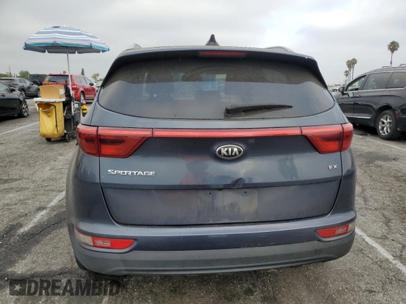 2017 Kia Sportage EX with VIN KNDPN3AC1H7176827, listed as a Copart auction lot 65080365 with 111,999 mi miles and Clean title. Bid and sale history available at DreamBid. Image 6.