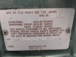 2007 Subaru Impreza Outback Special Sports с VIN JF1GG63627G810802, выставлен на аукционе Copart как лот 49486145 с пробегом 179 263 миль миль и Списание • Salvage title. История ставок и продаж доступна на DreamBid. Изображение 14.