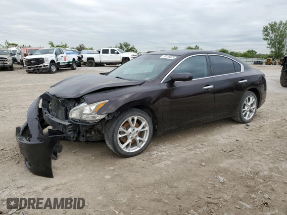 2012 Nissan Maxima SV z VIN 1N4AA5AP8CC800600, wystawiony jako Copart lot #55116325 z przebiegiem 158 035 mil mil oraz Szkoda całkowita • Salvage title. Historia ofert i sprzedaży dostępna na DreamBid. Obrazek 1.