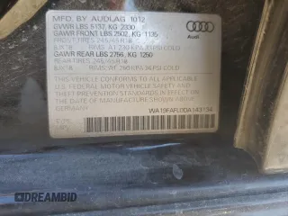 2013 Audi allroad Premium with VIN WA19FAFL0DA143134, listed as a Copart auction lot 45102164 with 122,118 mi miles and Clean Title. Bid and sale history available at carsss.com. Image 12.