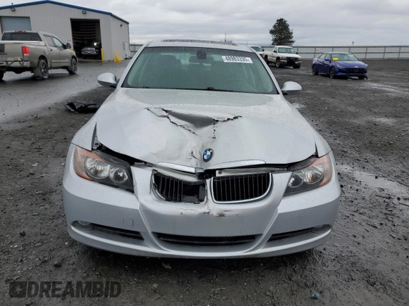 2006 BMW 3 Series 325i with VIN WBAVB135X6KX50190, listed as a Copart auction lot 48983335 with 134,295 mi miles and Salvage Title. Bid and sale history available at carsss.com. Image 5.