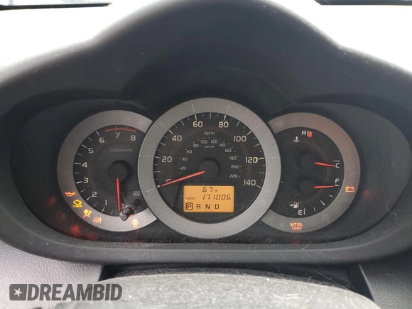 2010 Toyota RAV4 Sport with VIN JTMRF4DV2A5025473, listed as a Copart auction lot 57170405 with 171,006 mi miles and Salvage title. Bid and sale history available at DreamBid. Image 9.