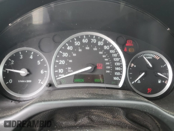 2006 Saab 9-3 with VIN YS3FD75Y466001592, listed as a Copart auction lot 51173465 with 160,026 mi miles and Salvage Title. Bid and sale history available at carsss.com. Image 9.