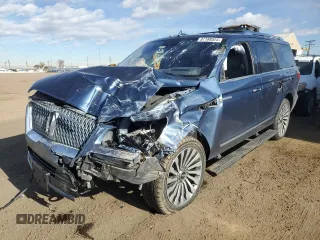 2018 Lincoln Navigator Reserve with VIN 5LMJJ2LTXJEL10088, listed as a Copart auction lot 87188524 with 89,272 mi miles and Salvage Title. Bid and sale history available at carsss.com. Image 1.