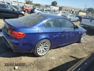 2011 BMW M3 with VIN WBSKG9C5XBE369317, listed as a Copart auction lot 66617474 with 55,153 mi miles and Salvage Title. Bid and sale history available at carsss.com. Image 3.