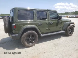 2021 Jeep Wrangler Unlimited Sahara Altitude z VIN 1C4HJXEN8MW794195, wystawiony jako Copart lot #61269515 z przebiegiem 28 118 mil mil oraz Szkoda całkowita • Salvage title. Historia ofert i sprzedaży dostępna na DreamBid. Obrazek 3.