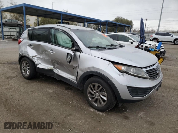 2013 Kia Sportage LX with VIN KNDPB3A23D7357308, listed as a Copart auction lot 49147235 with 0 mi miles and Salvage Title. Bid and sale history available at carsss.com. Image 4.