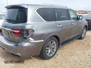 2021 Infiniti QX80 PREMIUM SELECT with VIN JN8AZ2AF9M9718838, listed as a IAAI auction lot 41797875 with 80,597 mi miles. Bid and sale history available at carsss.com. Image 6.