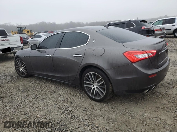 2016 Maserati Ghibli z VIN ZAM57XSA7G1168458, wystawiony jako Copart lot #43611465 z przebiegiem 98 110 mil mil oraz Szkody całkowita. Historia ofert i sprzedaży dostępna na DreamBid. Obrazek 2.
