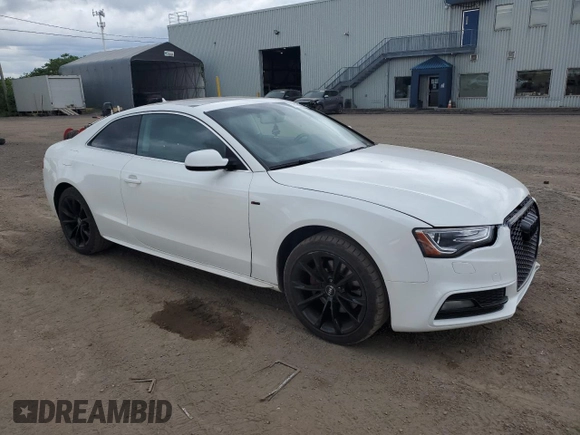 2016 Audi A5 Premium with VIN WAUD2AFR4GA008613, listed as a Copart auction lot 59663125 with 119,525 mi miles and Salvage title. Bid and sale history available at DreamBid. Image 4.