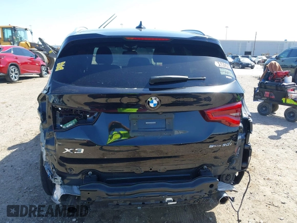 2021 BMW X3 sDrive30i with VIN 5UXTY3C09M9F84579, listed as a IAAI auction lot 41853738 with 56,809 mi miles and . Bid and sale history available at DreamBid. Image 17.
