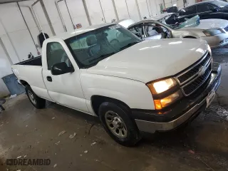 2006 Chevrolet Silverado 1500 Work Truck with VIN 3GCEC14X86G258958, listed as a Copart auction lot 52759495 with 87,876 mi miles and Salvage Title. Bid and sale history available at carsss.com. Image 4.